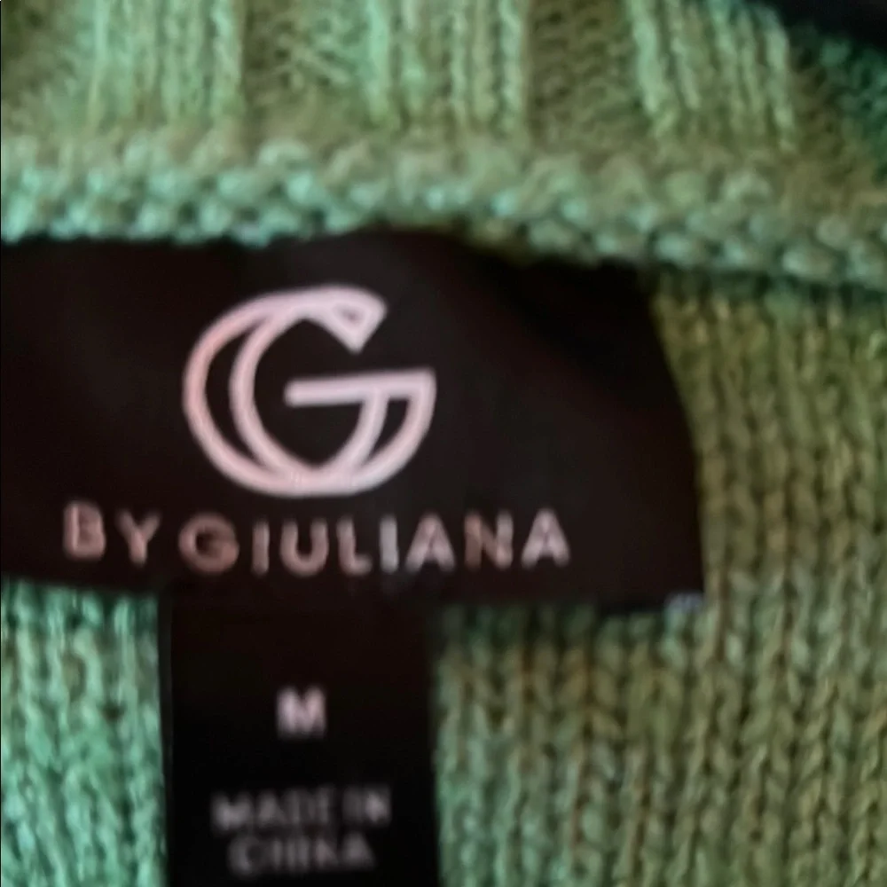 G by Giuliana Green Long Cardigan Sweater - Picture 2 of 6